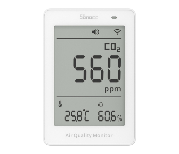 Sonoff Miernik jakości powietrza WiFi LCD AirGuard CO2 SAWF-08P - 1534492 - zdjęcie 2
